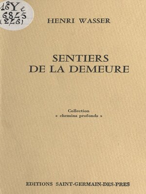 cover image of Sentiers de la demeure